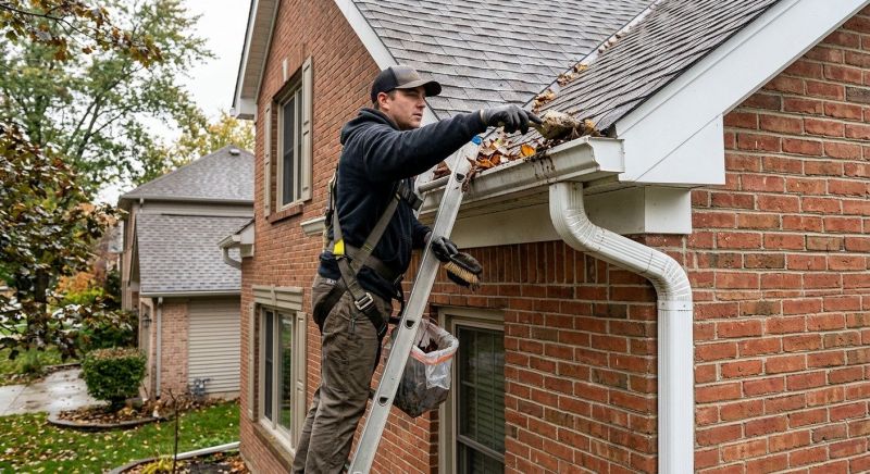 Gutter Downspout Unclogging in Rochester, NY